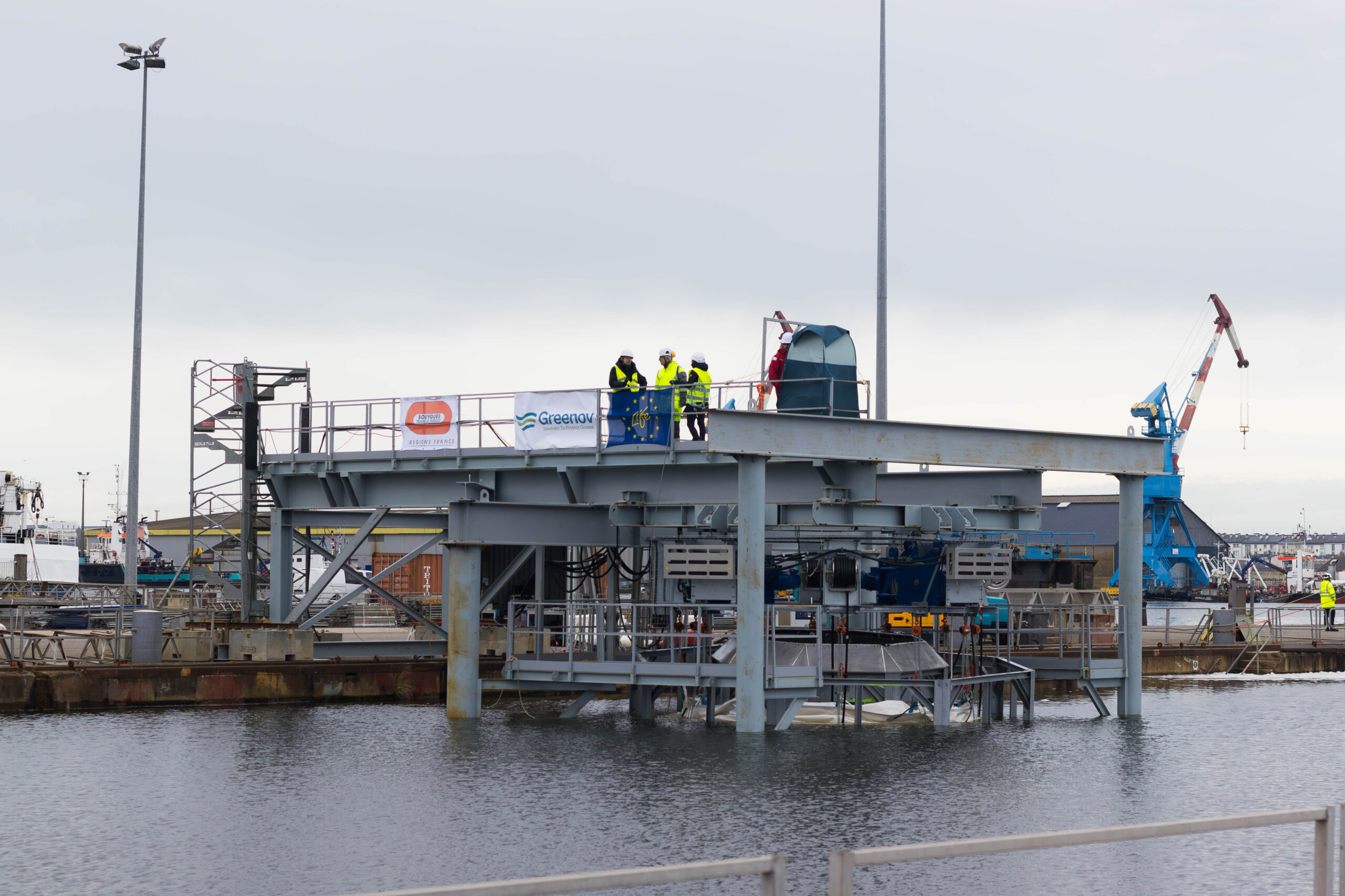 Saint-Nazaire News – Greenov teste à Saint-Nazaire un dispositif de réduction du bruit sous-marin
